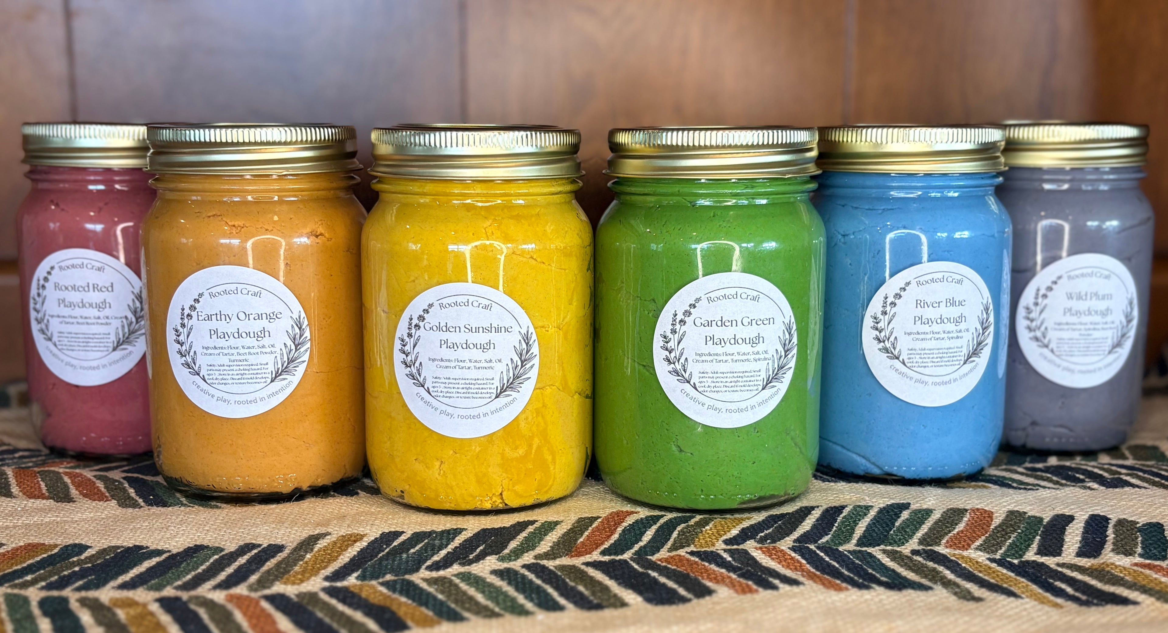 Rainbow Playdough Set