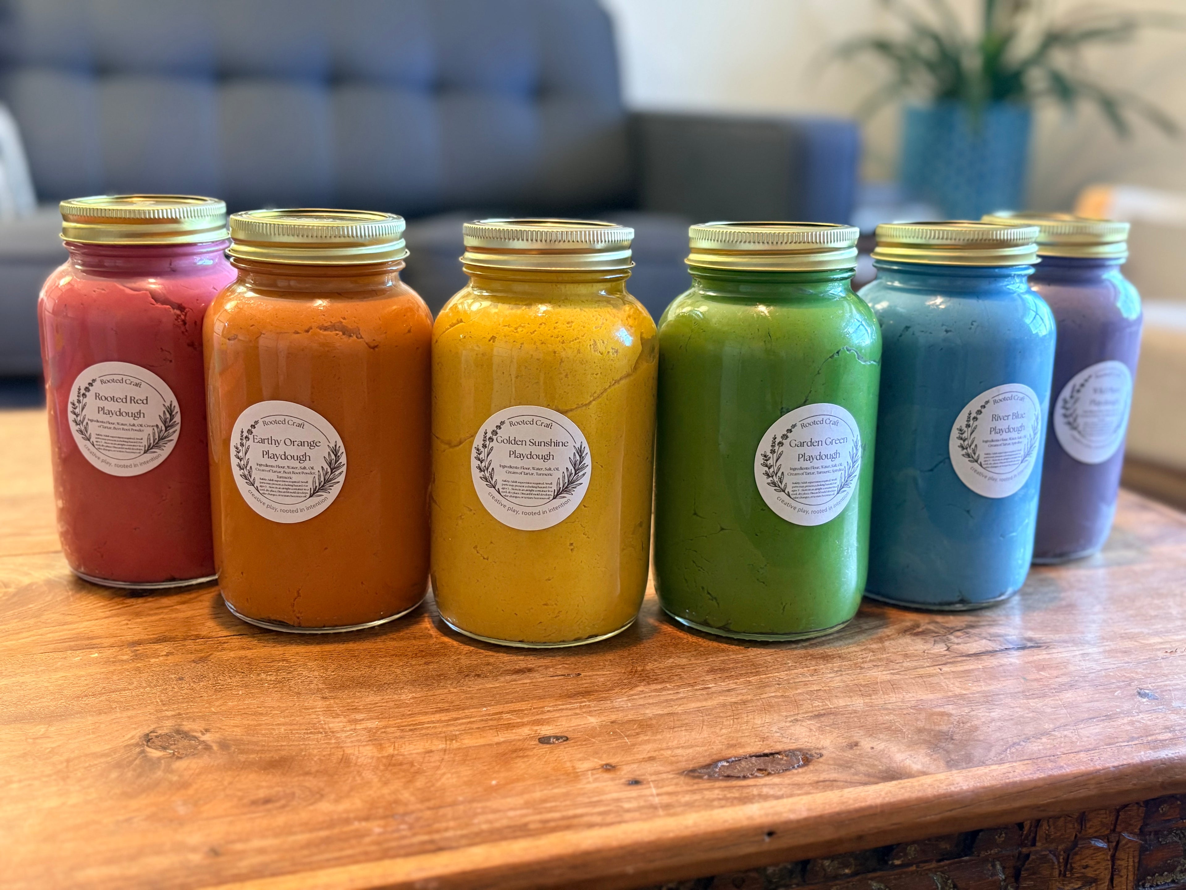 Rainbow Playdough Set