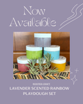 Rainbow Playdough Set (Lavender Scented)